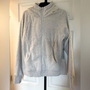 Savvi, Grey, Full Zip Fleece Hoodie, Size XL (fits like Medium), NWT